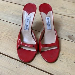 Y2K JIMMY CHOO sz41 Coral Mules